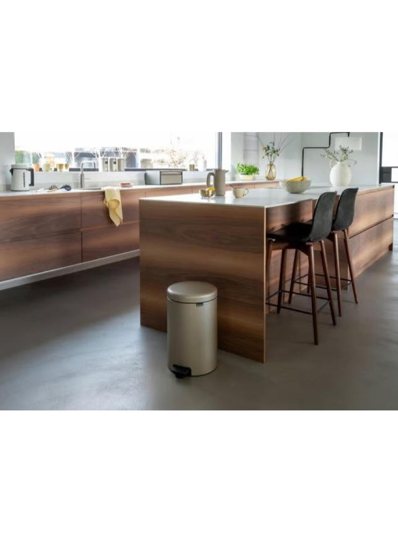 Brabantia Newicon Pedal Bin 20L Metallic Gold