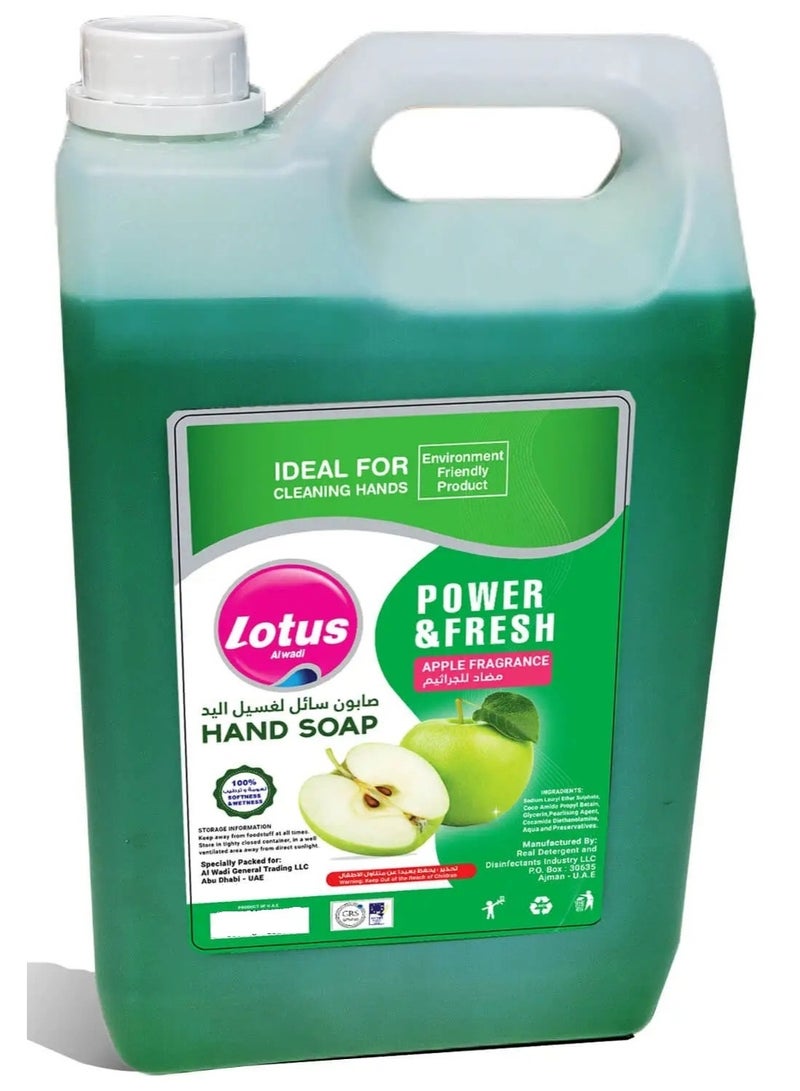 Lotus Hand Wash Apple Fragrance 5L - Quality Care