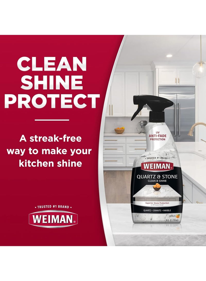Weiman Quartz & Stone Cleaner 473 ML Fresh Citrus