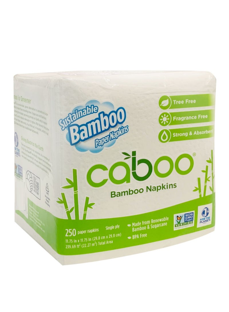 Caboo Table Paper Napkin 250 Sheet - Premium Bamboo