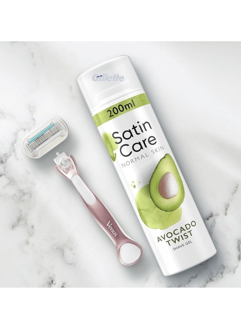 Gillette Satin Care Avocado Twist Shave Gel 200ml