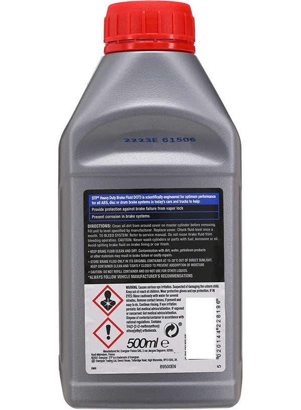 STP Dot 3 Brake Fluid 500 ML - Premium Performance