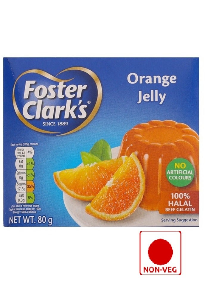 Foster Clark's Orange Jelly Dessert 80g