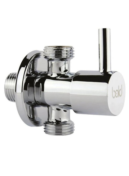 Bold 2-Way Brass Angle Valve - Premium Home Fixture