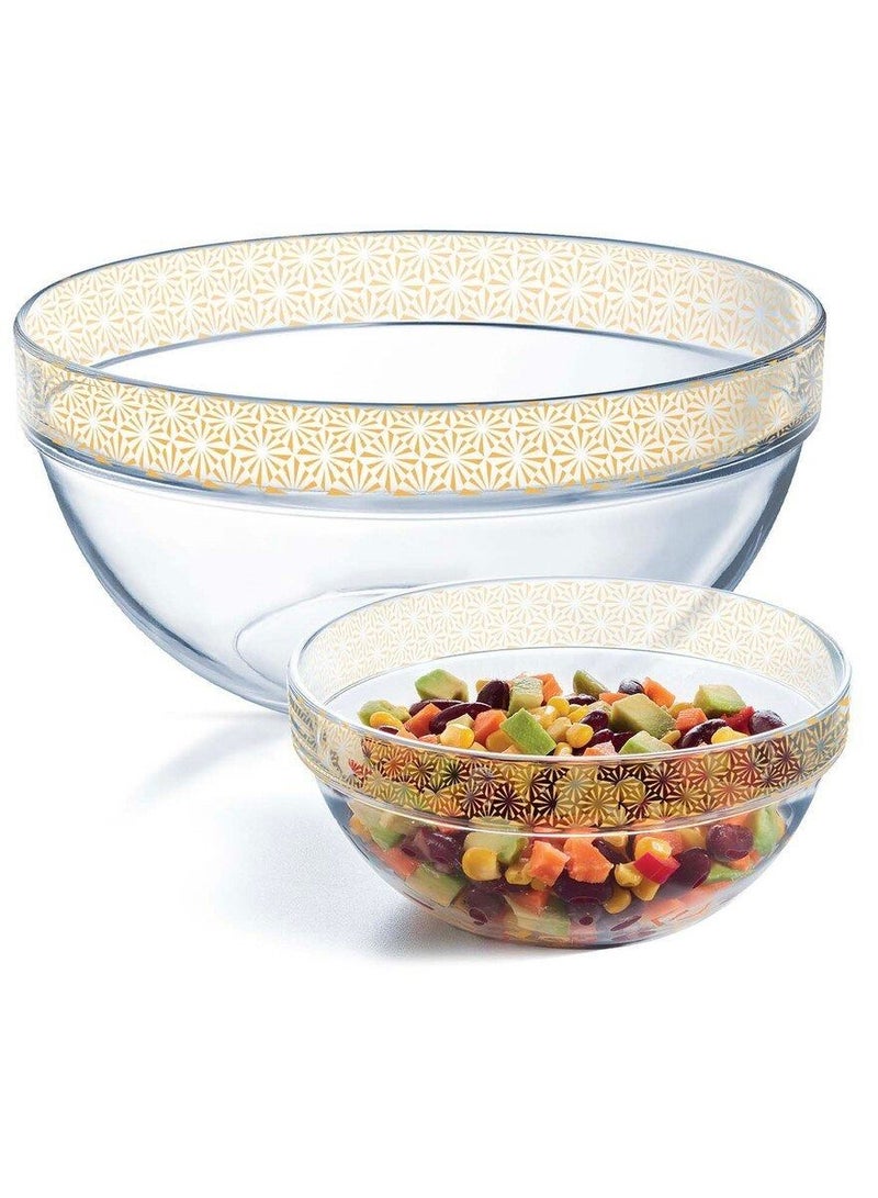 Luminarc Stackable Bowl Sofiya Gold 5Pcs