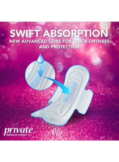 Private Sanitary Maxi Pocket Night 48 Pads