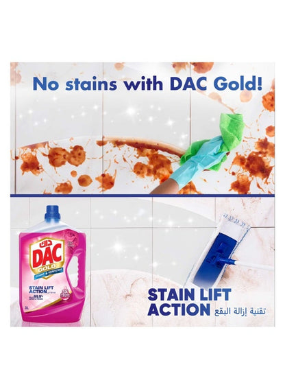 Dac Gold Liquid Cleaner Rose Bloom Scent 3L