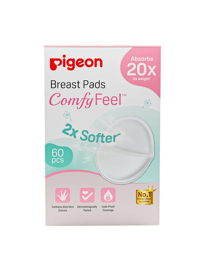 Pigeon Brest Pads Comfy Feel 60 Pcs
