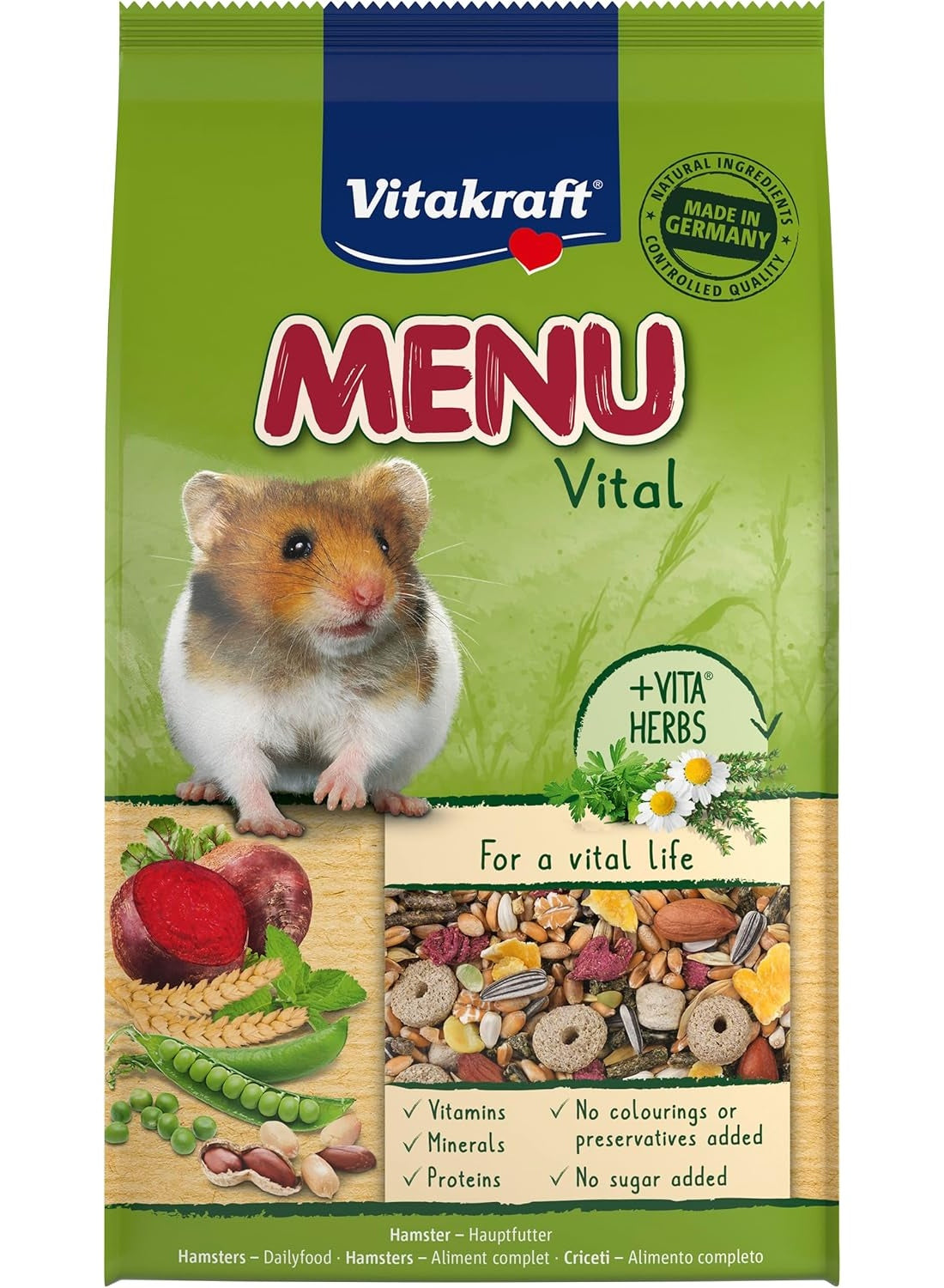 free 1kg, hamster vita, hamster vita herbs, herbs natural, menu vital, menu vital hamster, natural minerals, preservatives sugar, sugar free, sugar free 1kg, vita herbs, vita herbs natural, vitakraft, vital hamster, vital hamster vita