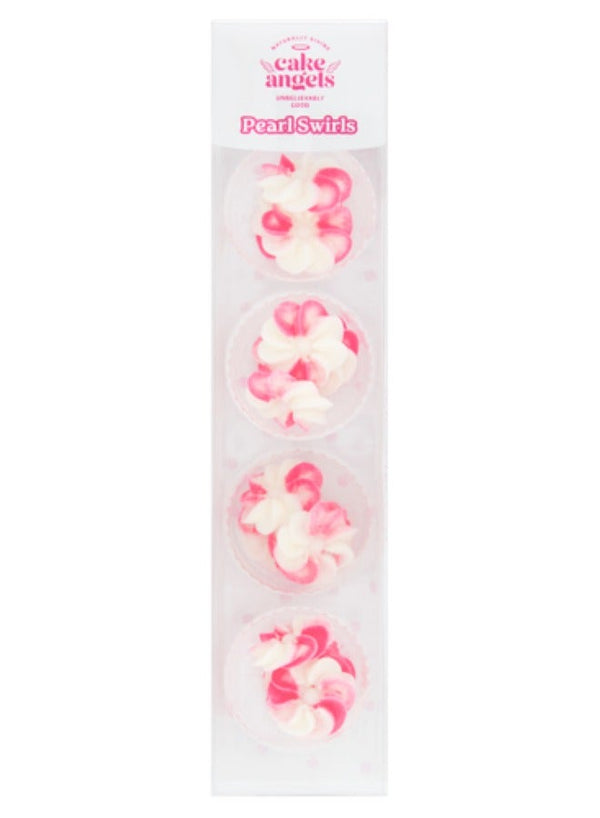 Cake Angels Cake Decoration Pearl Swirls 16 Pieces