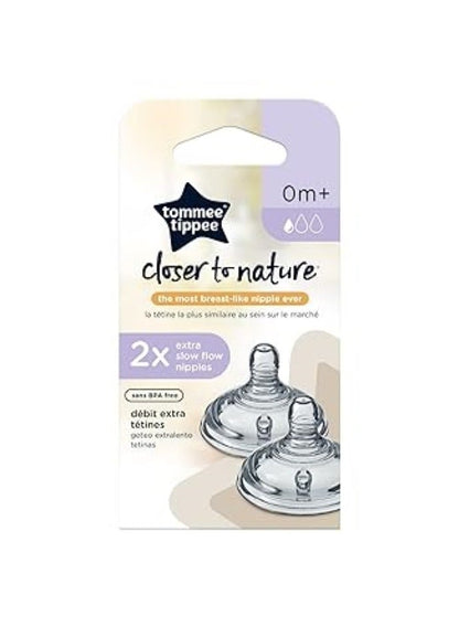 Tommee Tippee Baby Bottle Nipples, Medium Flow