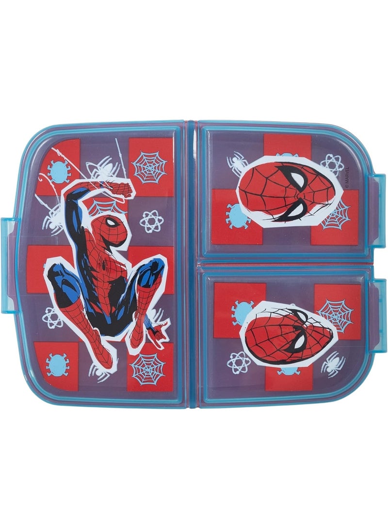 STOR Multi Compartment Sandwich Box - Spiderman