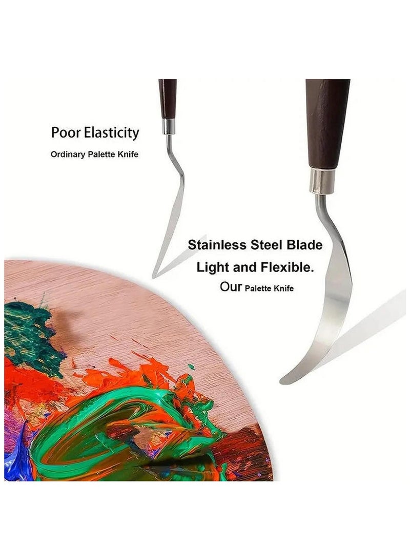 Stainless Steel Palette Knives Set - Generic