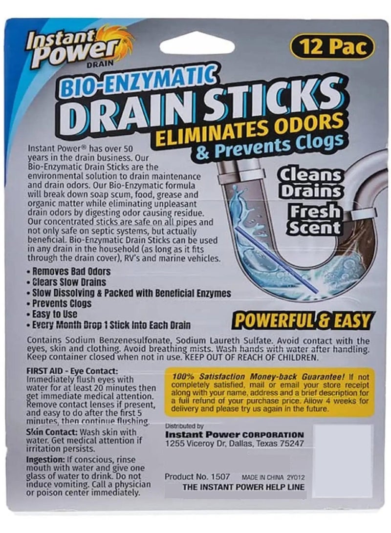 Instant Power Drain Opener Stick Pack