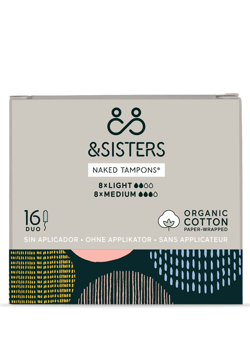 Organic Cotton Tampons by &SISTERS