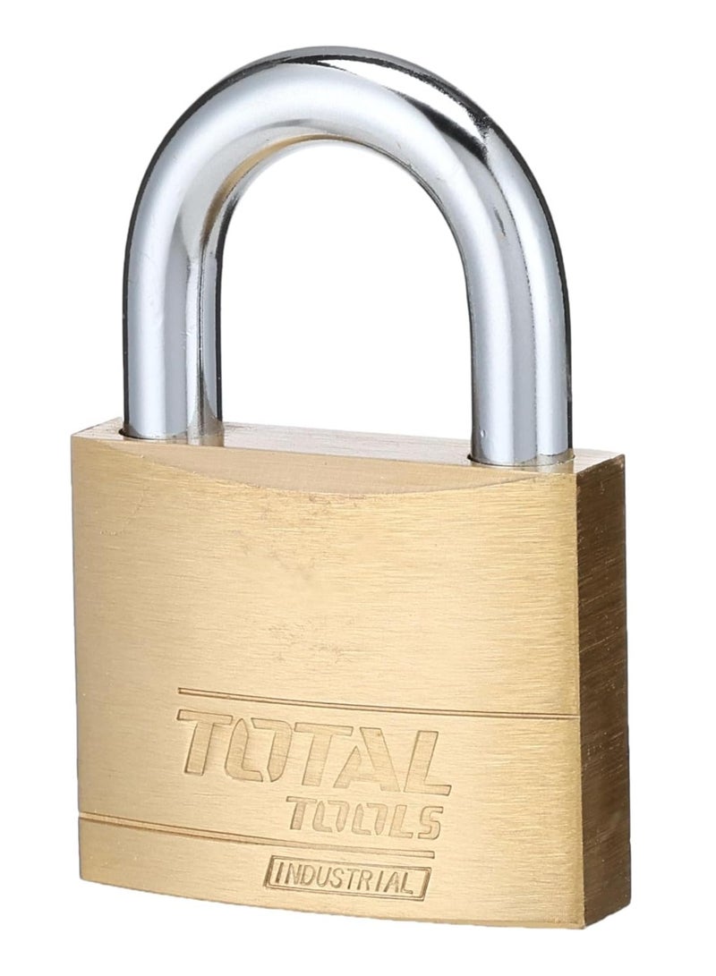 TOTAL Heavy Duty Brass Padlock 20 MM