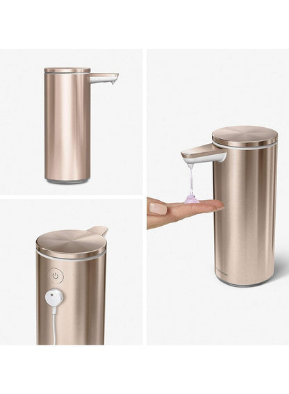 Simplehuman Rechargeable Sensor Soap Pump Golden