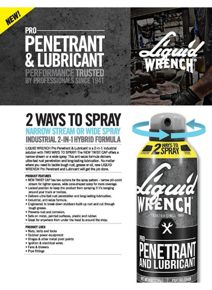 LIQUID WRENCH Pro Penetrant & Lubricant 226G