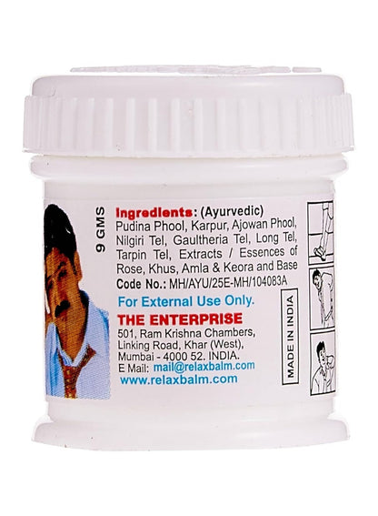 Relax Mentho Balm for Quick Relief - Relax