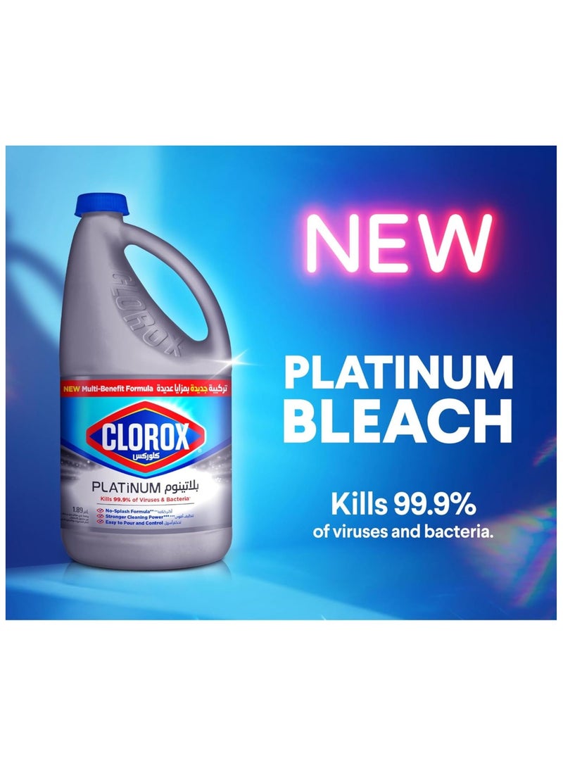 Clorox Platinum Bleach Liquid Formula 1.89L