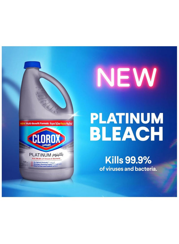 Clorox Platinum Bleach Liquid Formula 1.89L