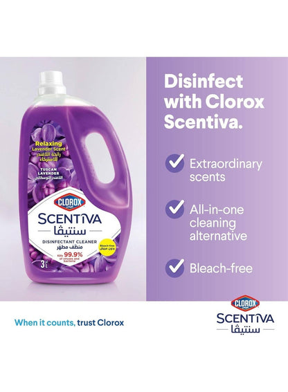 Clorox Scentiva Disinfectant Floor Cleaner 3L