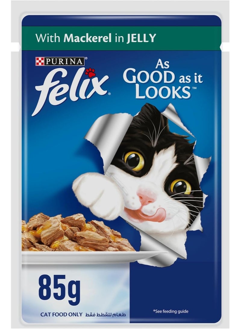 PURINA Felix As Good As It Looks Cat Food with Mackerel