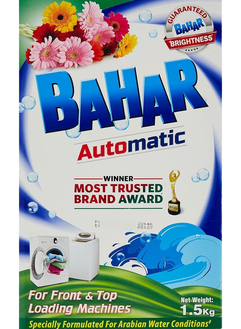 Bahar Automatic Laundry Detergent Powder 1.5 Kg