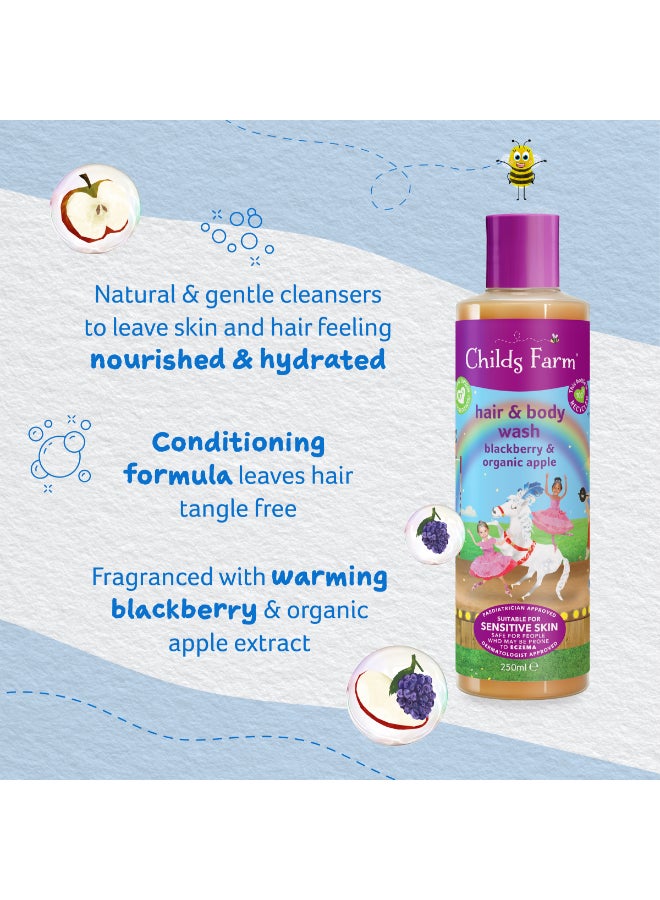 Childs Farm Blackberry & Apple Hair Body Wash 250 ml