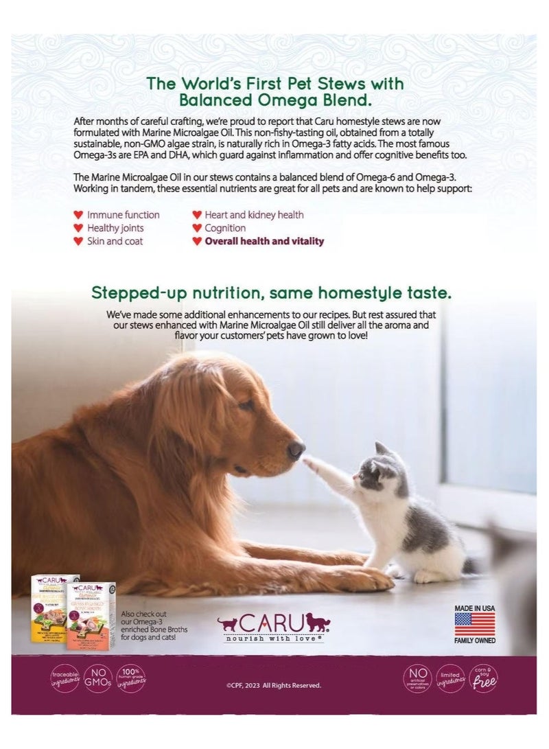CARU Daily Dish Turkey Salmon Stew for Dogs
