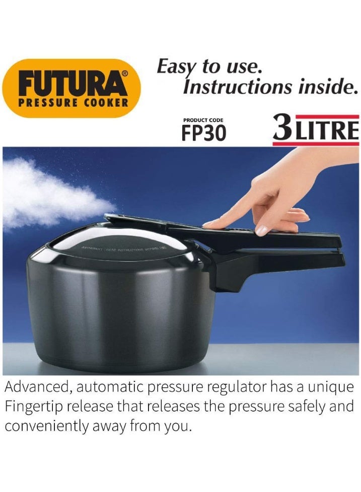 FUTURA Hard Anodised Pressure Cooker 3L
