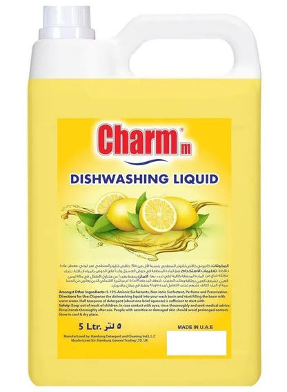 CHARMM Dishwashing Liquid Power Of Lemons 5 L