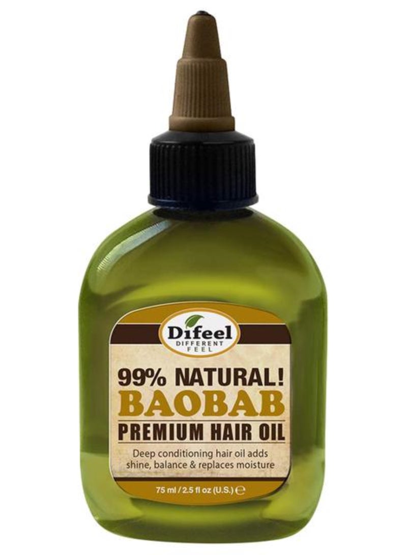 Difeel Baobab Premium Natural Blend Hair Oil 75 ML