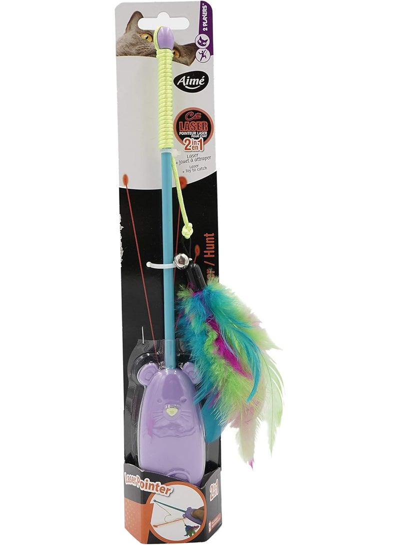 Aime Aime Fishing Rod With Laser Cat Toy