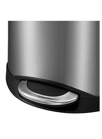 EKO Shell Step Pedal Bin Silver 10 Liter