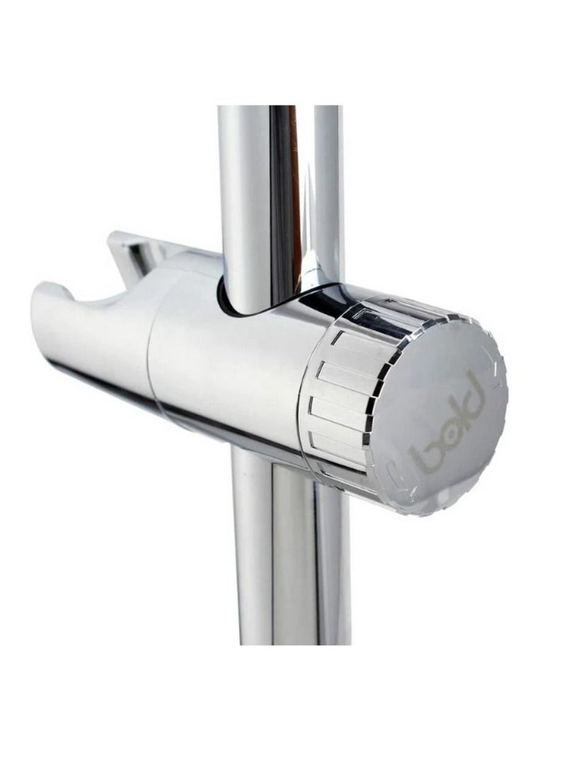 Bold Smart Shower Rail Set Silver by Bold