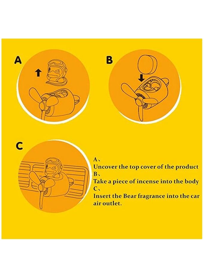 B.Duck Pilot Car Fragrance Yellow