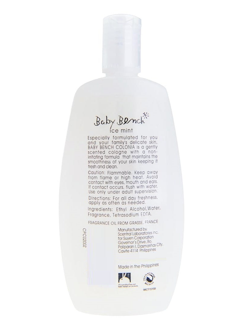 baby bench, baby cologne, baby cologne scent, clinically tested, cologne scent, cologne scent ice, dermatologically clinically, dermatologically clinically tested, ice mint, ice mint dermatologically, mint dermatologically, mint dermatologically clinicall