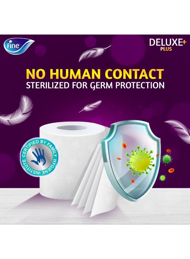 Fine Deluxe Toilet Tissue 4 Ply - Premium Comfort