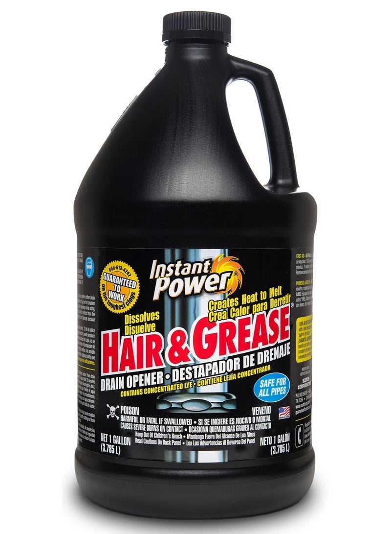 Instant Power Hair & Grease Liquid Drain Opener