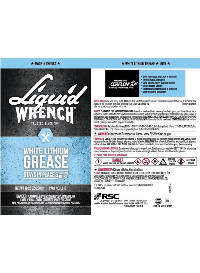 LIQUID WRENCH White Lithium Grease 290G