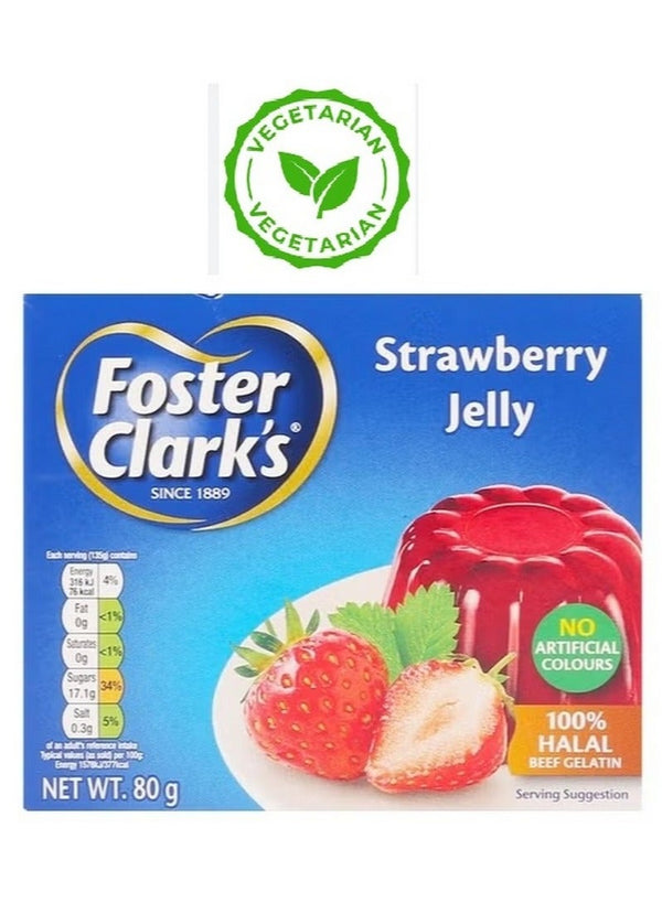 Foster Clark's Strawberry Jelly 80g
