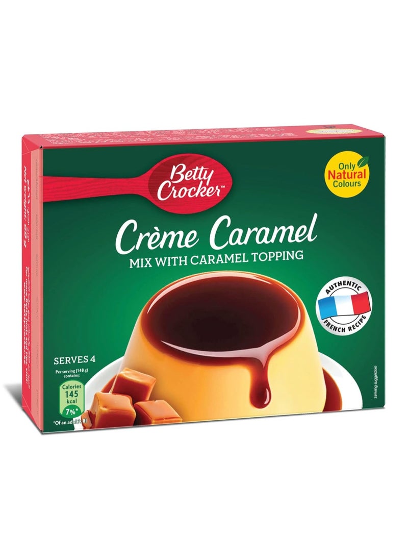 Betty Crocker Creme Caramel Mix with Caramel Topping