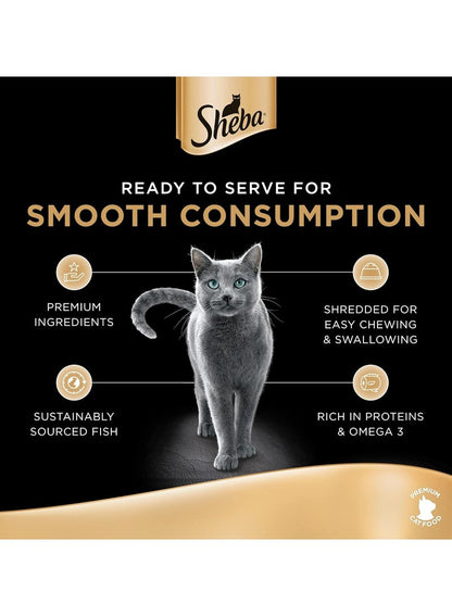 Sheba Filets Chicken With Sustainable Tuna Wet Cat Food