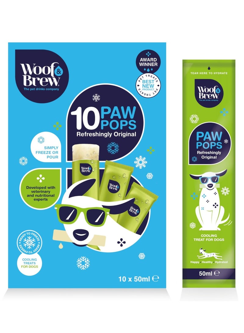 Cooling Ice Pop Treats for Dogs by Woof&Brew