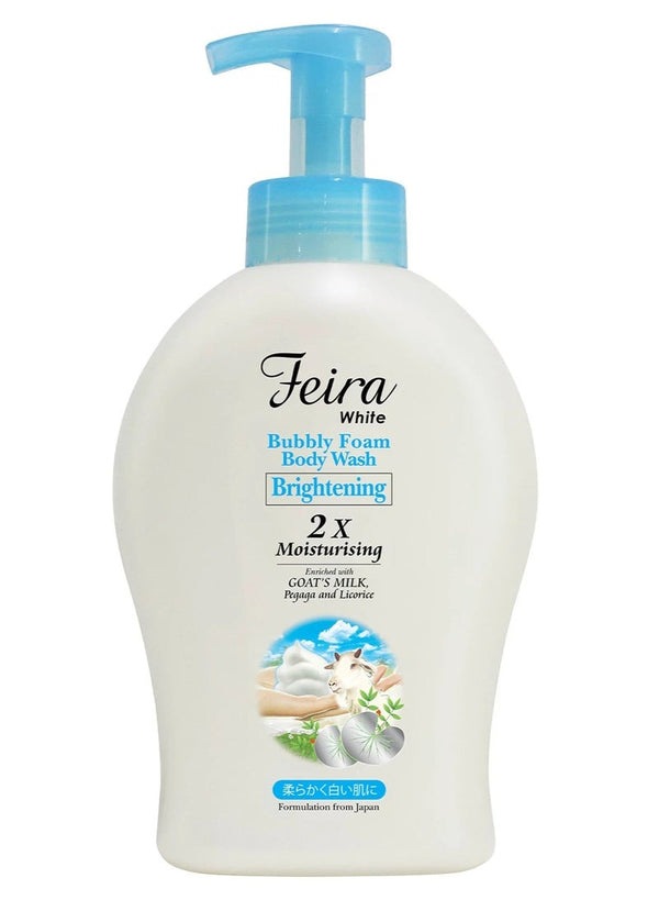 Feira White Bubbly Foam Body Wash 800 ML