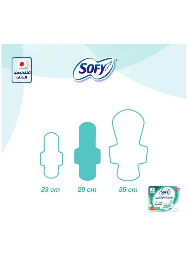 Sofy Antibacteria Musk Sanitary Pads Large Thin