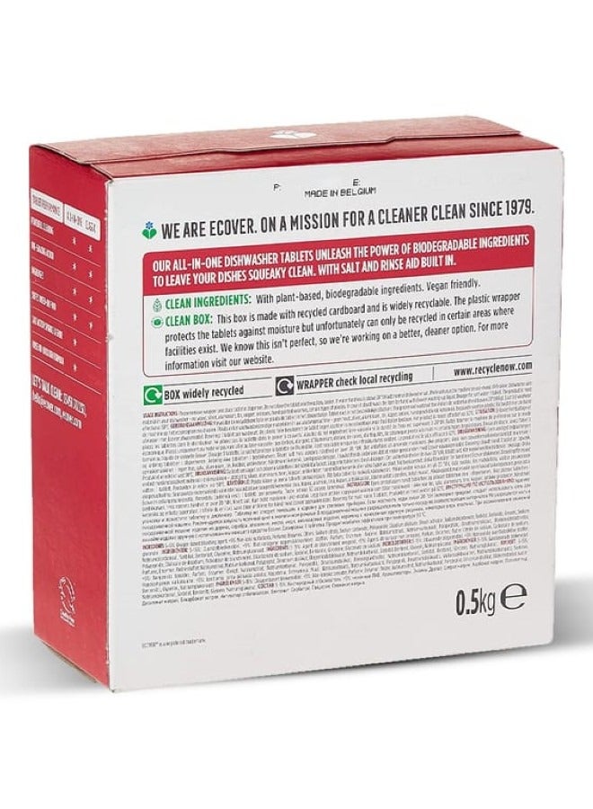 Ecover All In One Dishwasher Tablets 500G