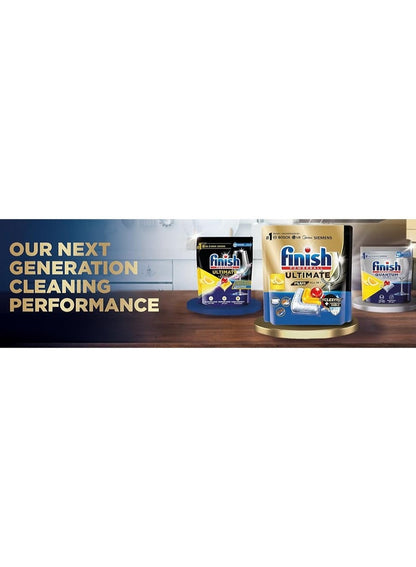 Finish Powerball Ultimate Plus Dishwasher Tablets Lemon