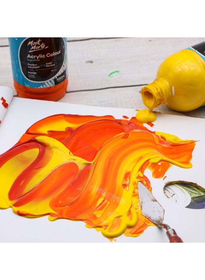 Mont Marte Acrylic Colour 500 ML Orange